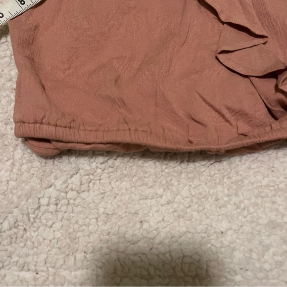 ASTR the label pink one shoulder tie sash blouse - Picture 4 of 8